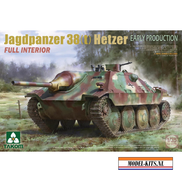 JAGDPANZER 38(T) HETZER EARLY PRODUCTION