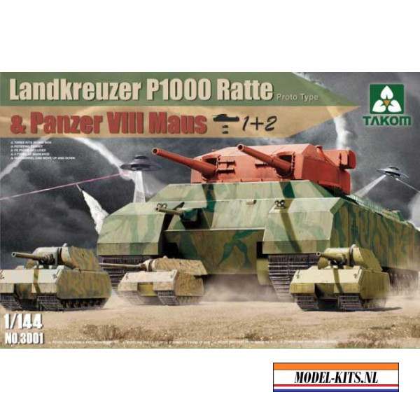LANDKREUZER P1000 RATTE (PROTO TYPE) & PANZER VI