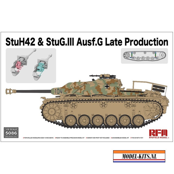 STUH42 AND STUG III AUSF.G LATE PRODUCTION