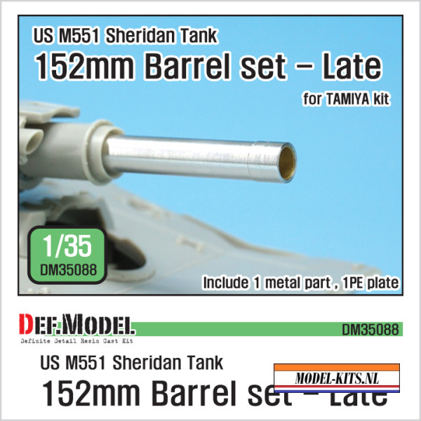 US M551 SHERIDAN 152MM BARREL SET LATE