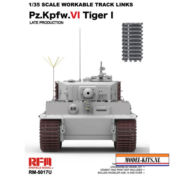 WORKABLE TRACK LINKS FOR TIGER I LATE