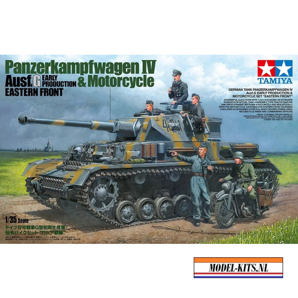 PANZERKAMPFWAGEN IV AUSF. G EARLY PRODUCTION AND MOTORCYCLE EASTERN FRONT