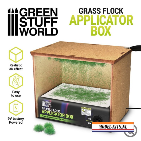 GRASS FLOCK APPLICATOR BOX
