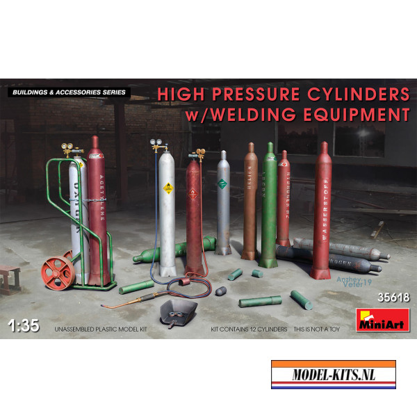 High Pressure Cylinders with Welding Equipment