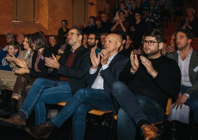 Applaus na afloop van de film