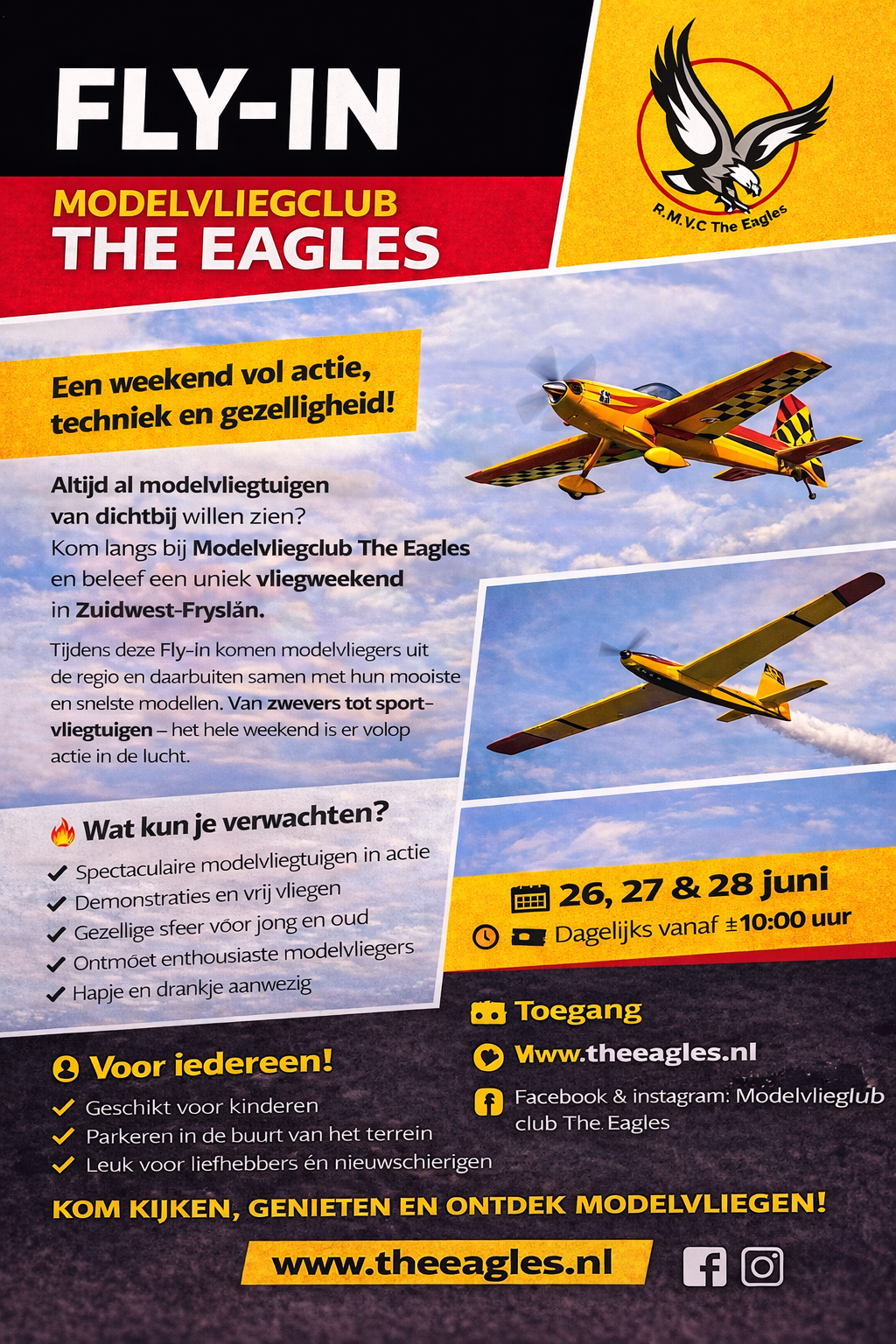 Eagles Fly Inn Fly-inn evenement bij Modelvliegclub The Eagles – Nationaal Landschap ...