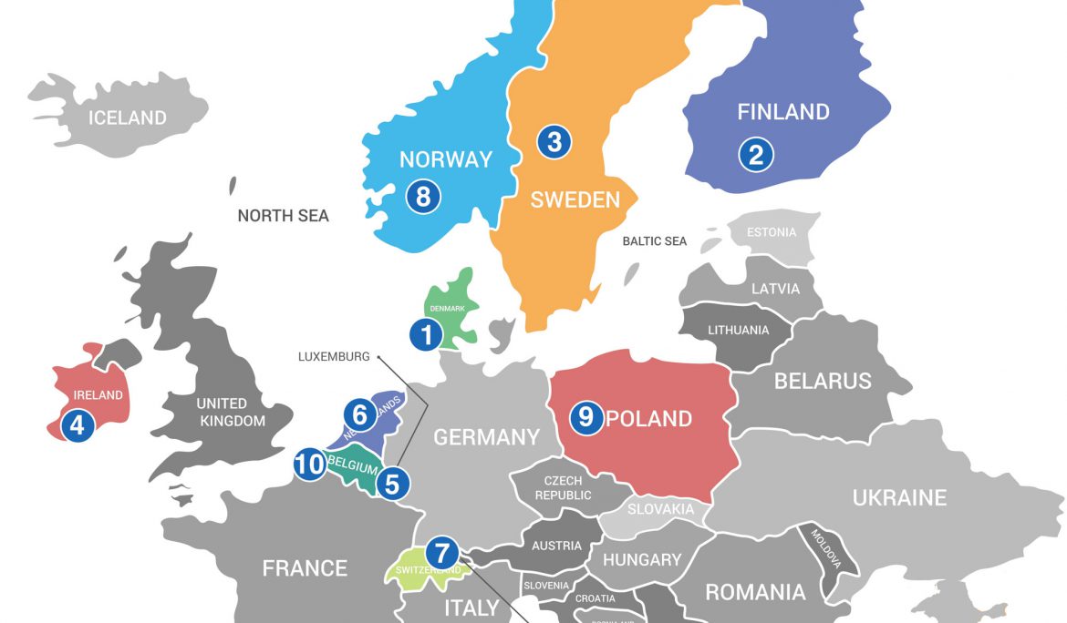 LinkedIn Europe – August 2019 – What countries have the most Job Changes in Europe?