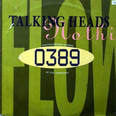 10"Maxi single : Talking Heads : Nothing but Flowers