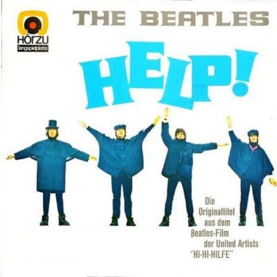 LP : The Beatles : Help ! (Hör Zu)