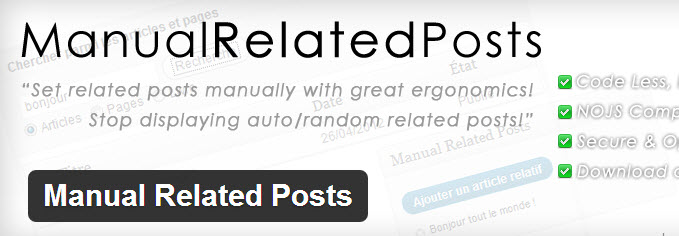 Manual Related Posts for WordPress