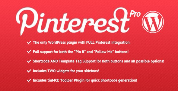 Pinterest Pro WordPress plugin