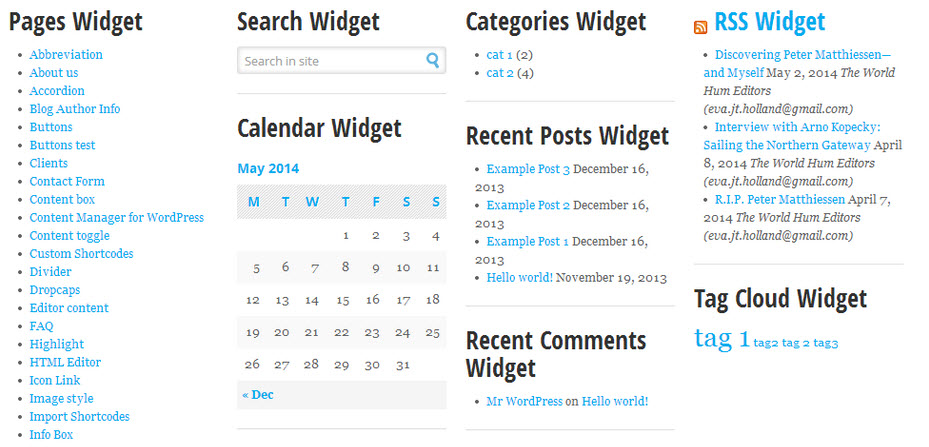 Widget in WordPress pagina plaatsen