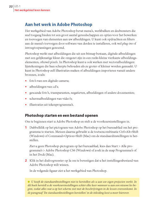 Photoshop CS6 zelfstudie classroom in a book