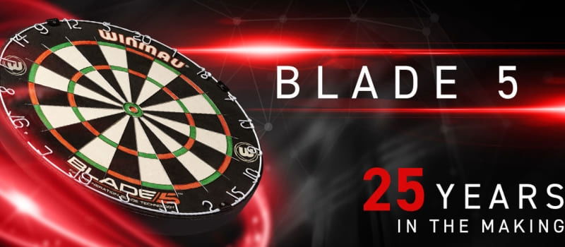 Winmau Blade 5 Dartbord banner