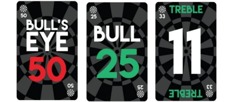 Bulls Deal a dart speelkaarten