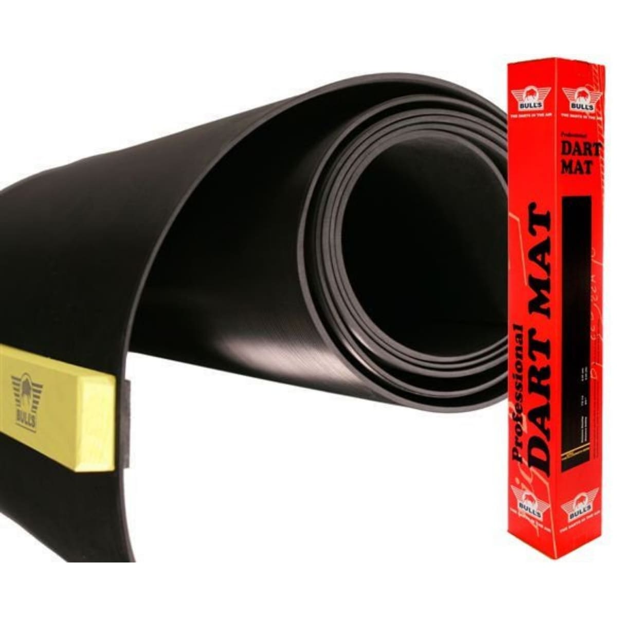 Bulls rubber dartmat met verpakking