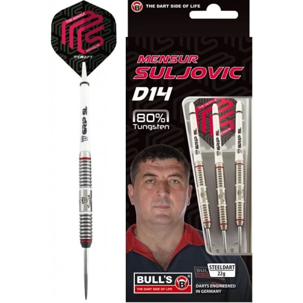 Mensur Suljovic D14 dartpijlen