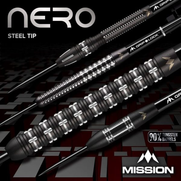 Mission Nero dartpijlen banner