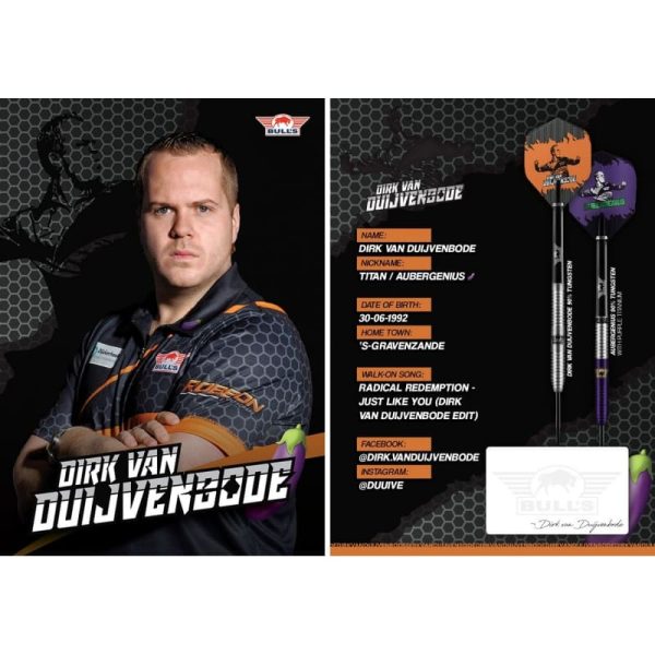 Dirk van Duijvenbode Aubergenius signed card