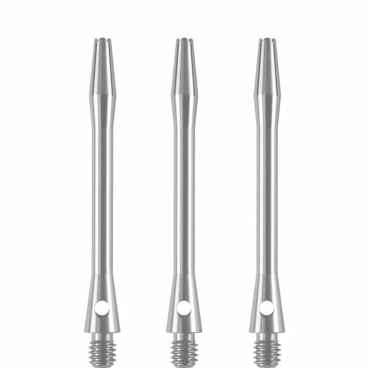 Medium zilveren Bull's Simplex aluminium dart shafts