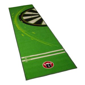Bull's Carpet Dartmat 120 Green met officiële toernooiafmetingen 280 x 66 cm