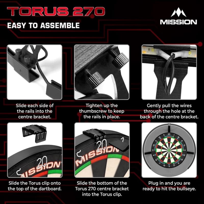 Mission Torus 270 graden LED - Dartbord Verlichting - Image 4