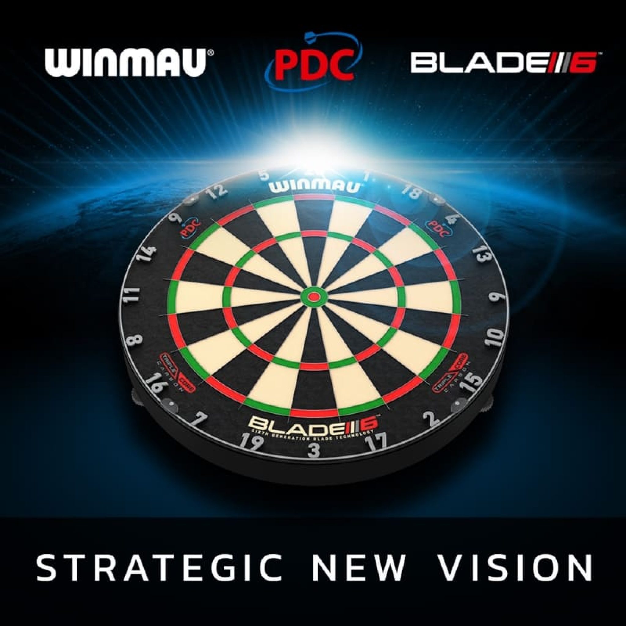 Blade 6 Triple core dartbord Shopdarts