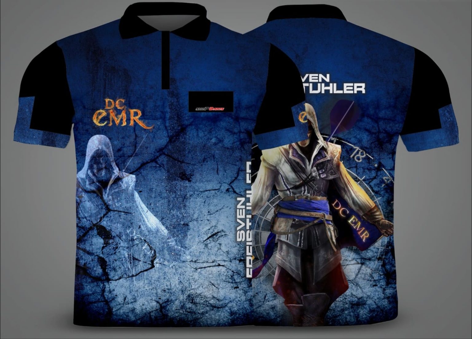 Custom made dartshirt ontwerpen Shopdarts >>