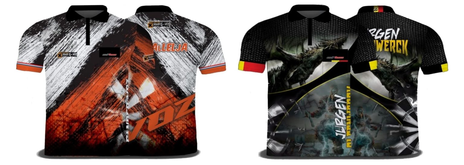 Dartshirt ontwerpen Gratis uniek ontwerp! Shopdarts