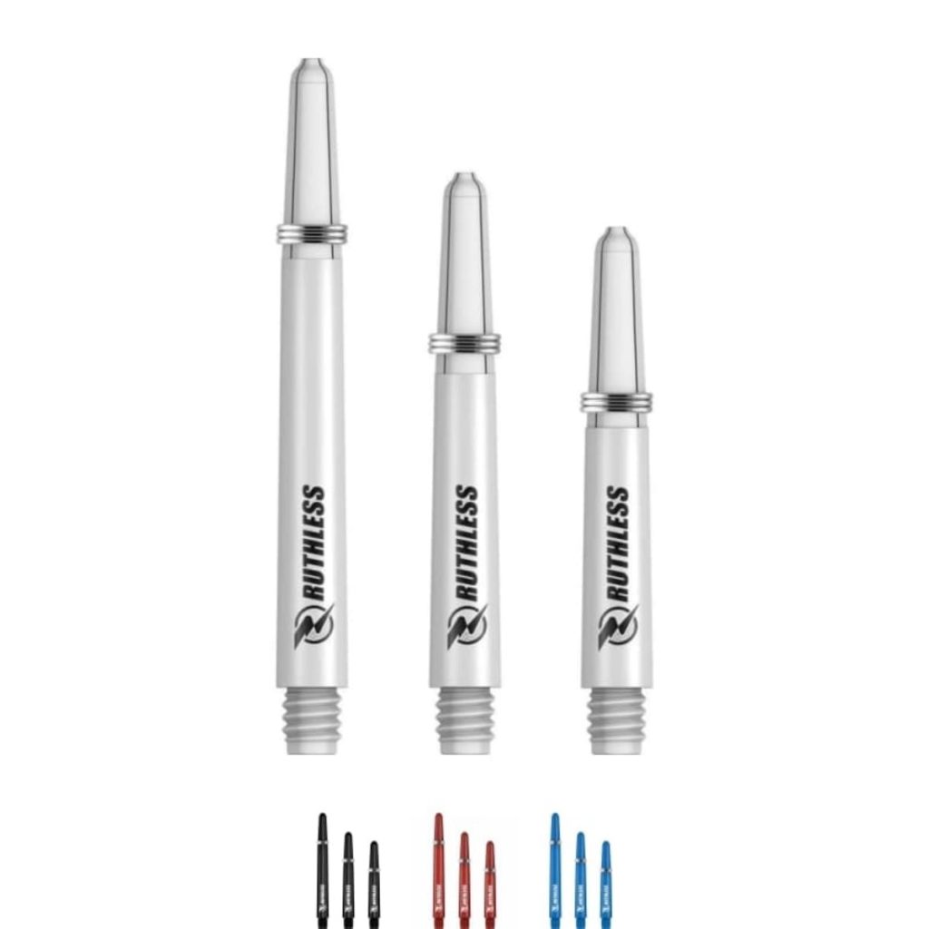 Ruthless Deflectagrip dart shafts met shaft rings