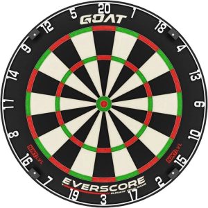 GOAT Everscore NXT LVL professioneel dartbord met houten achterkant voor geluidsdemping