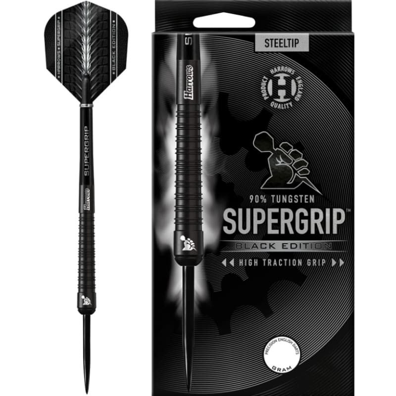 Harrows Supergrip 90% Black Edition dartpijlen
