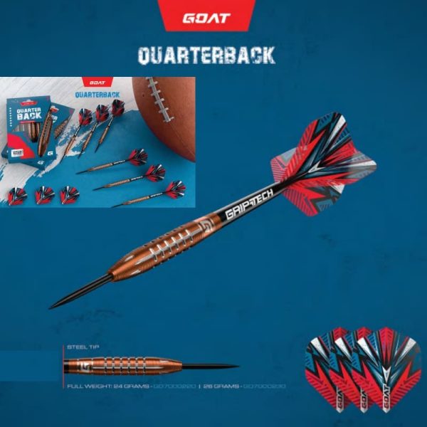 GOAT Quarterback V2 95% Tungsten Darts Banner