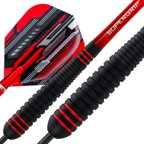 Harrows ACE Rubbergrip Darts Close Up