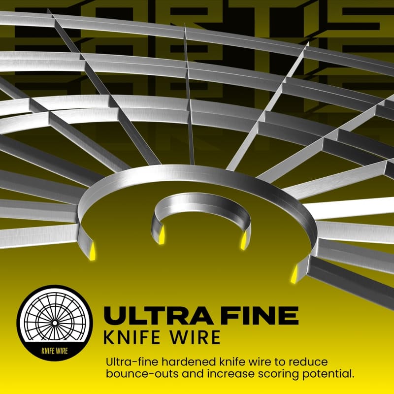 Harrows Fortis dartbord ultrafijn mesdraad