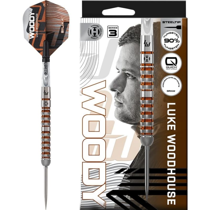 Harrows Luke Woodhouse 90% Series 3 Quick point dartpijlen