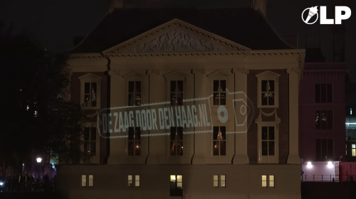 LP Lichtshow aan de Hofvijver Den Haag