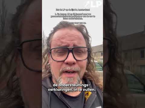 Teken de ondersteuningsverklaring in Amsterdam!