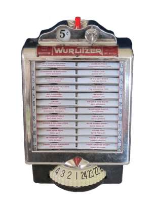 Wurlitzer Wallbox 3031 24 select t.b.v. van o.a. 1015 en 1080 1946-1950