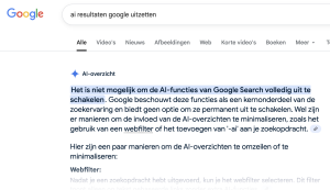 AI-overzicht