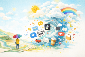 Voorspelbare customer journeys? We klikken, scrollen, bewaren, vergeten, kijken terug, raken afgeleid door een leuk filmpje met een kat.