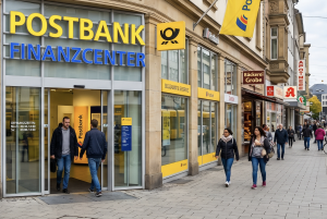 De callcentermedewerkers van de Duitse Postbank gaan staken wegens een aanhoudend loonconflict.