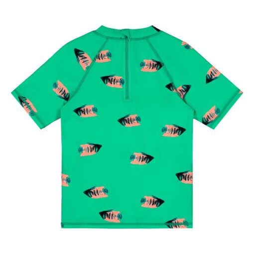 beschermende uv shirt met moonfish print achterzijde