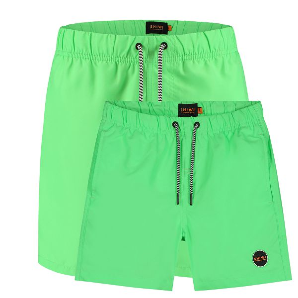 Bovenstaande Oranje Aubergine Neon groene kleur heren zwembroek Shiwi | Gratis verzending vanaf €35,-